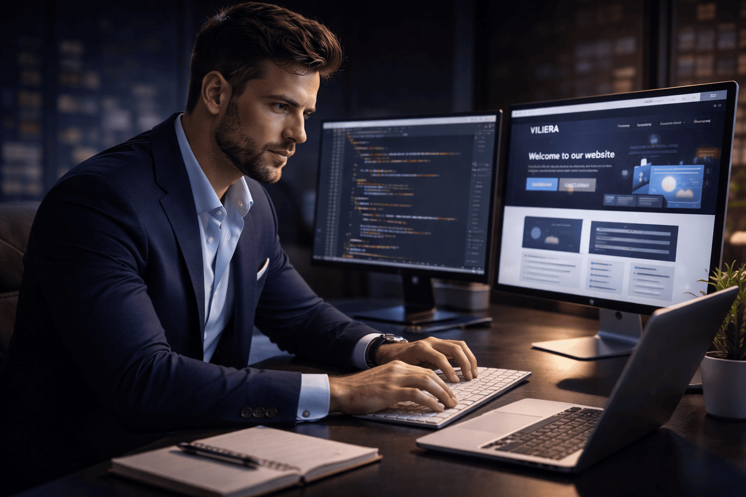 Viliera web development cover image